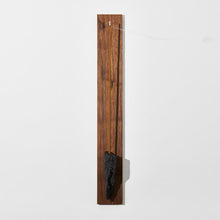 Load image into Gallery viewer, Bronze Incense Stand with Walnut Tray - Black
