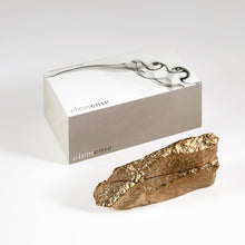 Load image into Gallery viewer, Bronze Incense Stand with Walnut Tray - Bronze