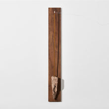 Load image into Gallery viewer, Bronze Incense Stand with Walnut Tray - Bronze