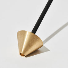 Load image into Gallery viewer, Acorn Brass Incense Holder